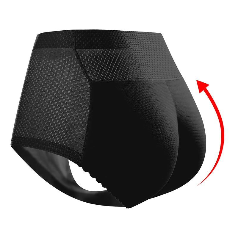 Women's Push-Up Boyshort Lifting Hips Body-sculpting Buttocks Underpants Shaping  Seamless Panties Solid Color Traceless Panties