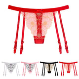 Women Underwear Thongs Lace Bikini Panties G String Thong Ladie Garter Belt Underwear Thong Women'S Seamless Underwear