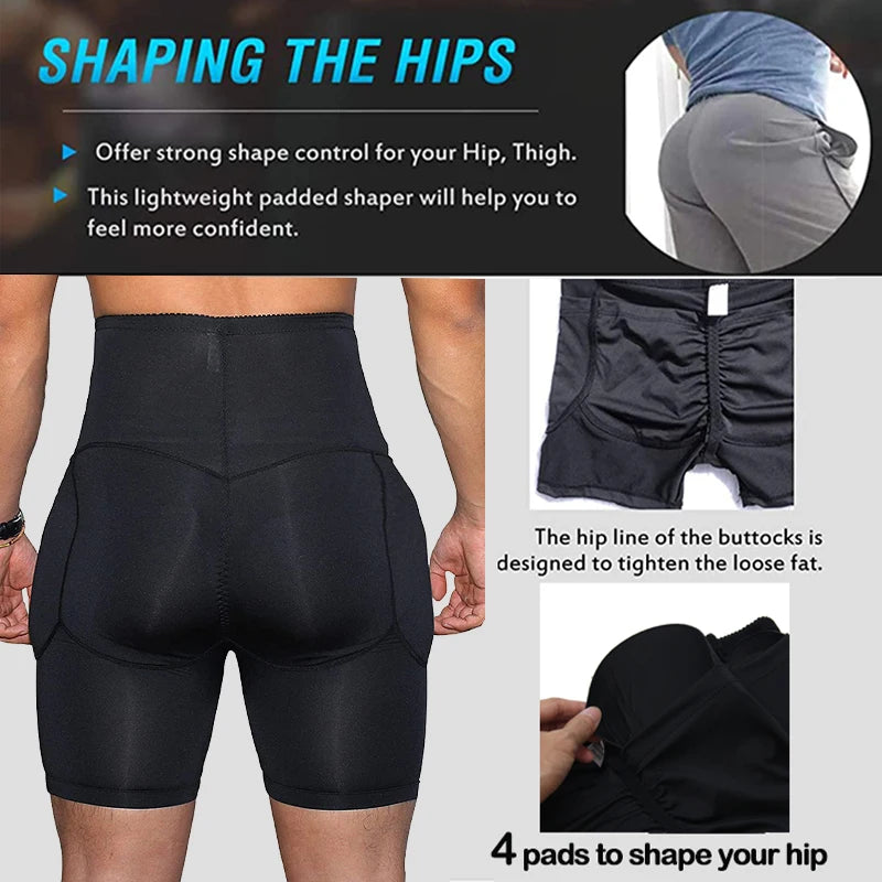Men Padded Boxer Underwear