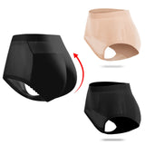 Women's Push-Up Boyshort Lifting Hips Body-sculpting Buttocks Underpants Shaping  Seamless Panties Solid Color Traceless Panties