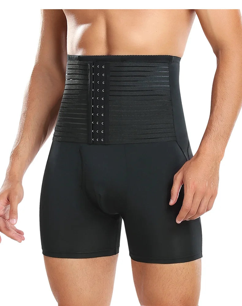 Shapewear Control Pants for Men Fitness Waist Trainer Corset Body Shaper Padded Panties Slimmer Thigh Breathable Slimmer Waist