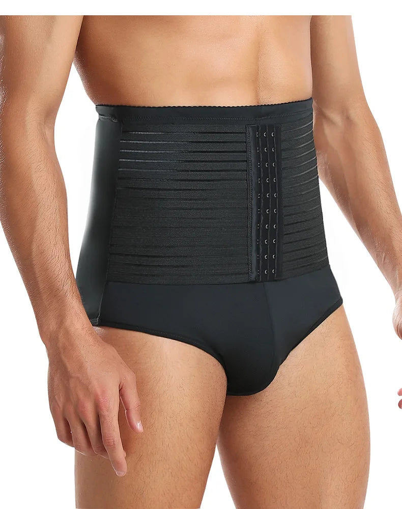 Shapewear Control Pants for Men Fitness Waist Trainer Corset Body Shaper Padded Panties Slimmer Thigh Breathable Slimmer Waist