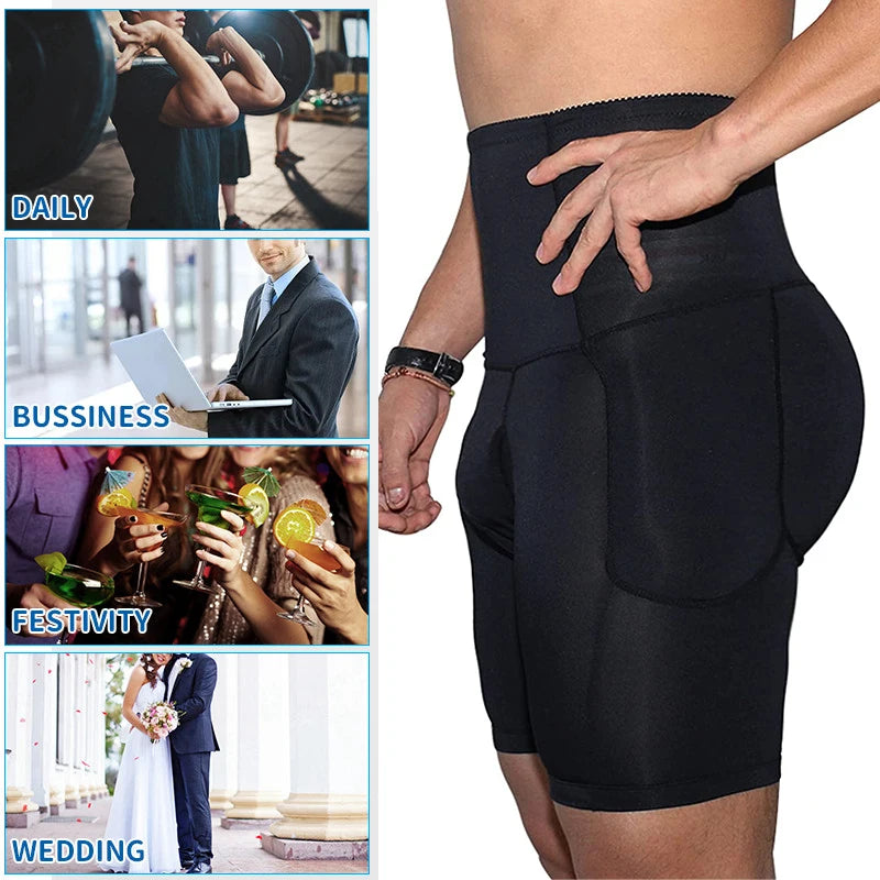 Men Padded Boxer Underwear