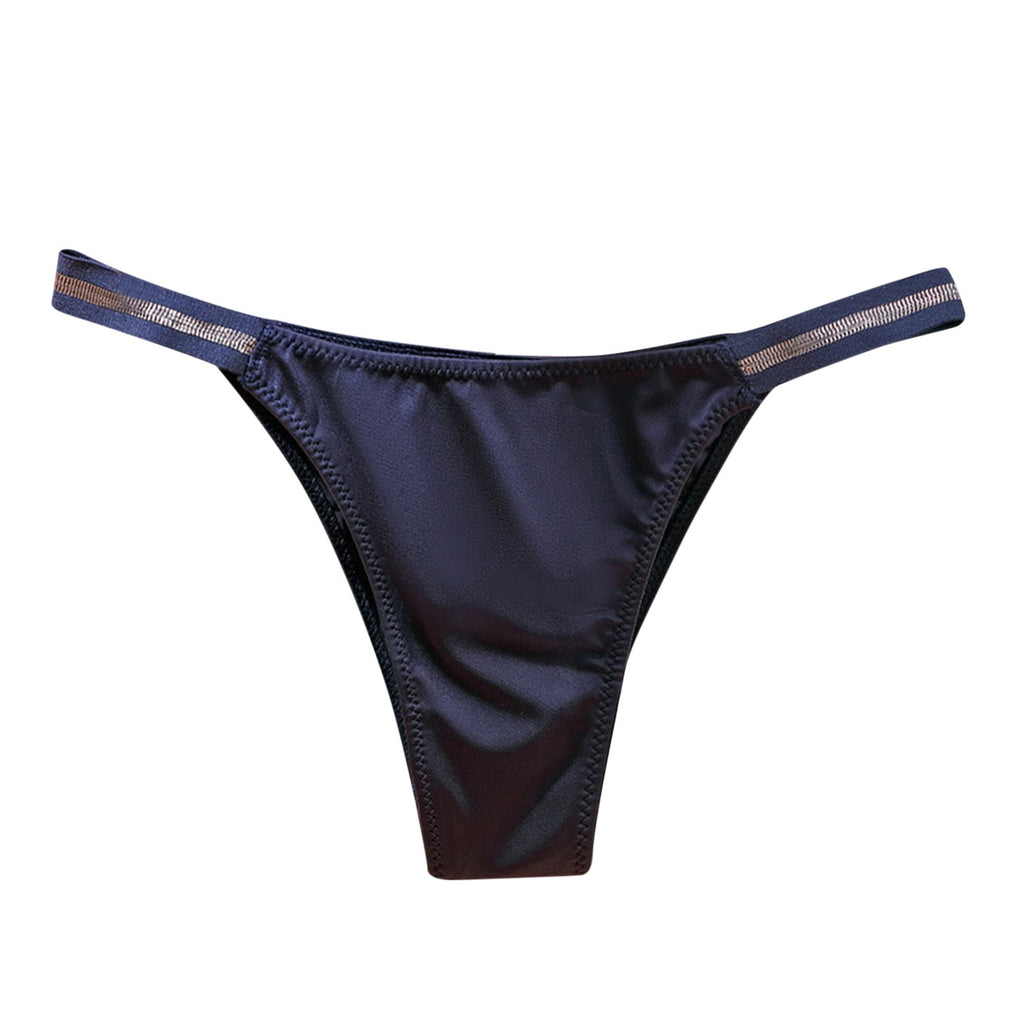 Sexy Lingerie For Women Seamless Panties Mid Waist Ice Silk Hip Lifting Briefs Without Feeling Cotton Crotch Panties Ropa Mujer