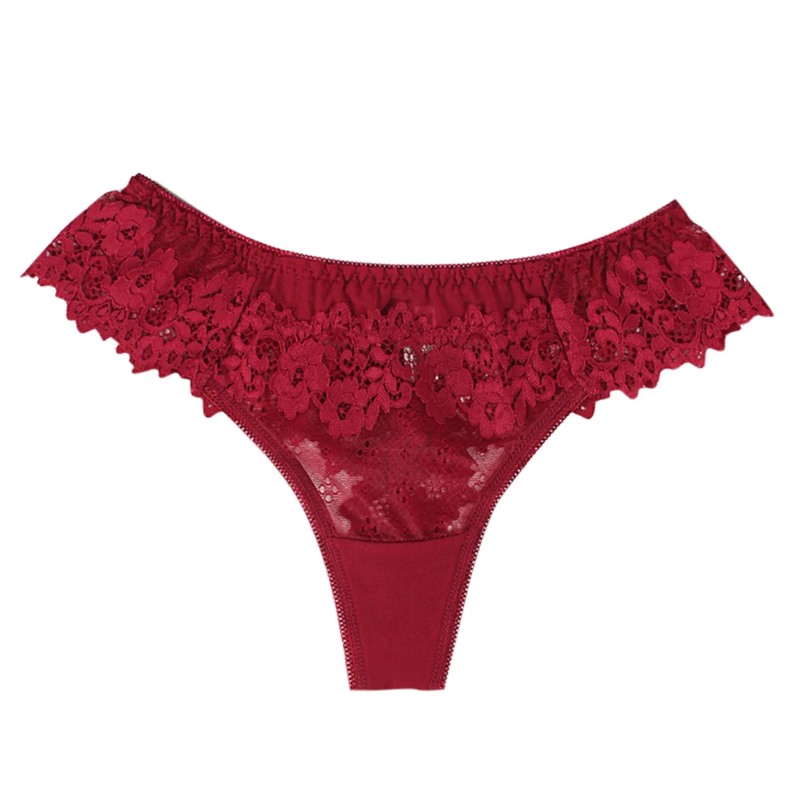 Lingerie For Ladies Lace Low Thong Underwear Sexy Comfortable Cotton Waist Women'S Crotch Lingerie For Women Chemise Tangas