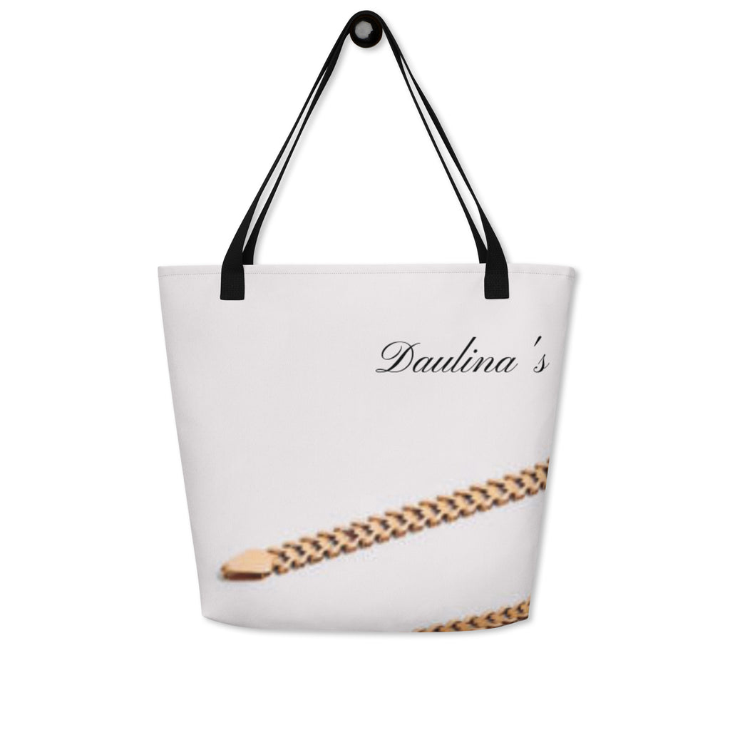 Cuban Link Large Tote Bag