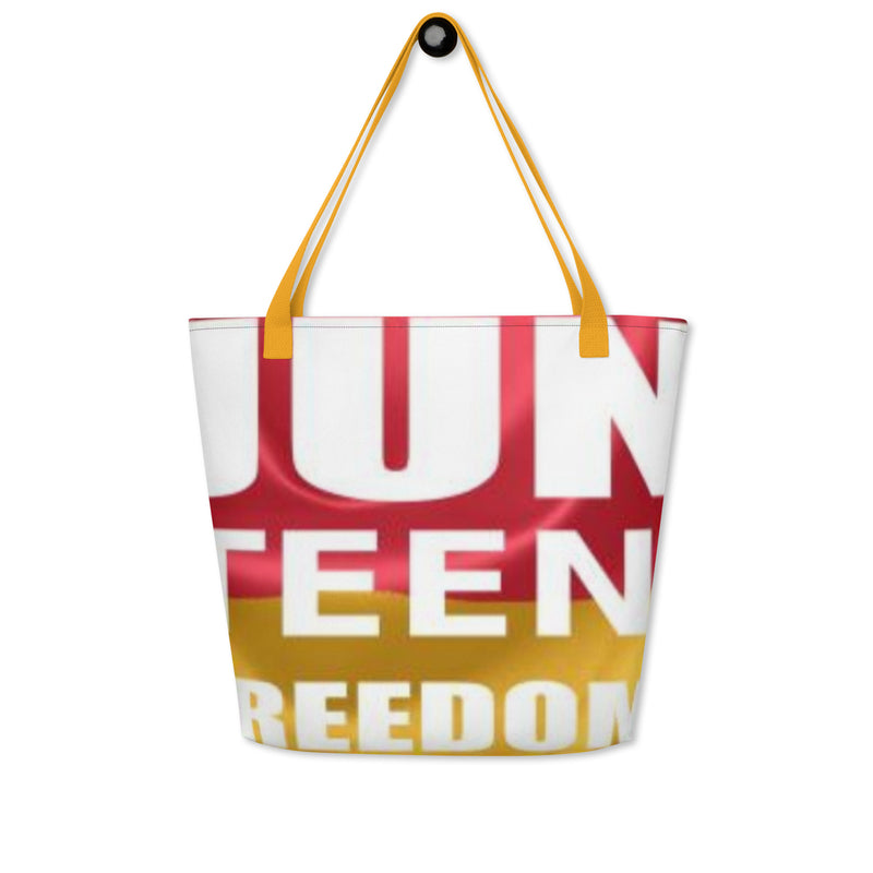 Juneteenth Large Tote Bag