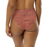 high-waisted bikini bottom