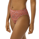 high-waisted bikini bottom