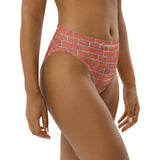high-waisted bikini bottom